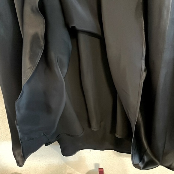 Harold’s Women’s Mini Dress Size 10 Black 100% Silk Marilyn Style Cocktail - Picture 8 of 15